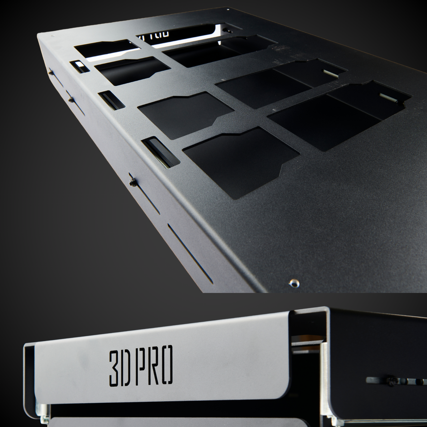 Metallic 1.5 Mini Slider (Pack A Shelf) with '3D Pro' branding on a dark background