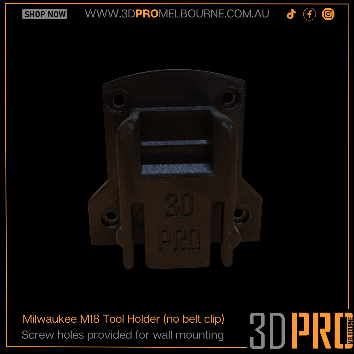 M18 Tool Holder (non belt clip)