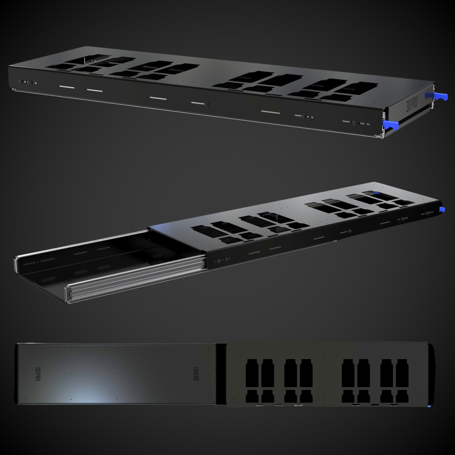 2.0 Dual Slider (Pack A Shelf) on different angles