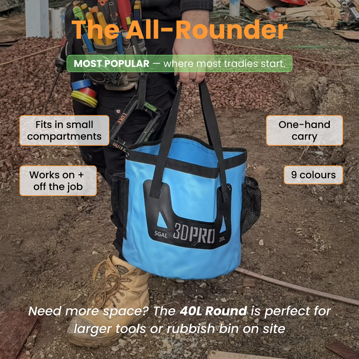 20L/5GAL Pro Folding Bucket