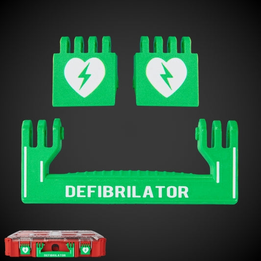 Defibrillator Set - M/P Standard Full Width