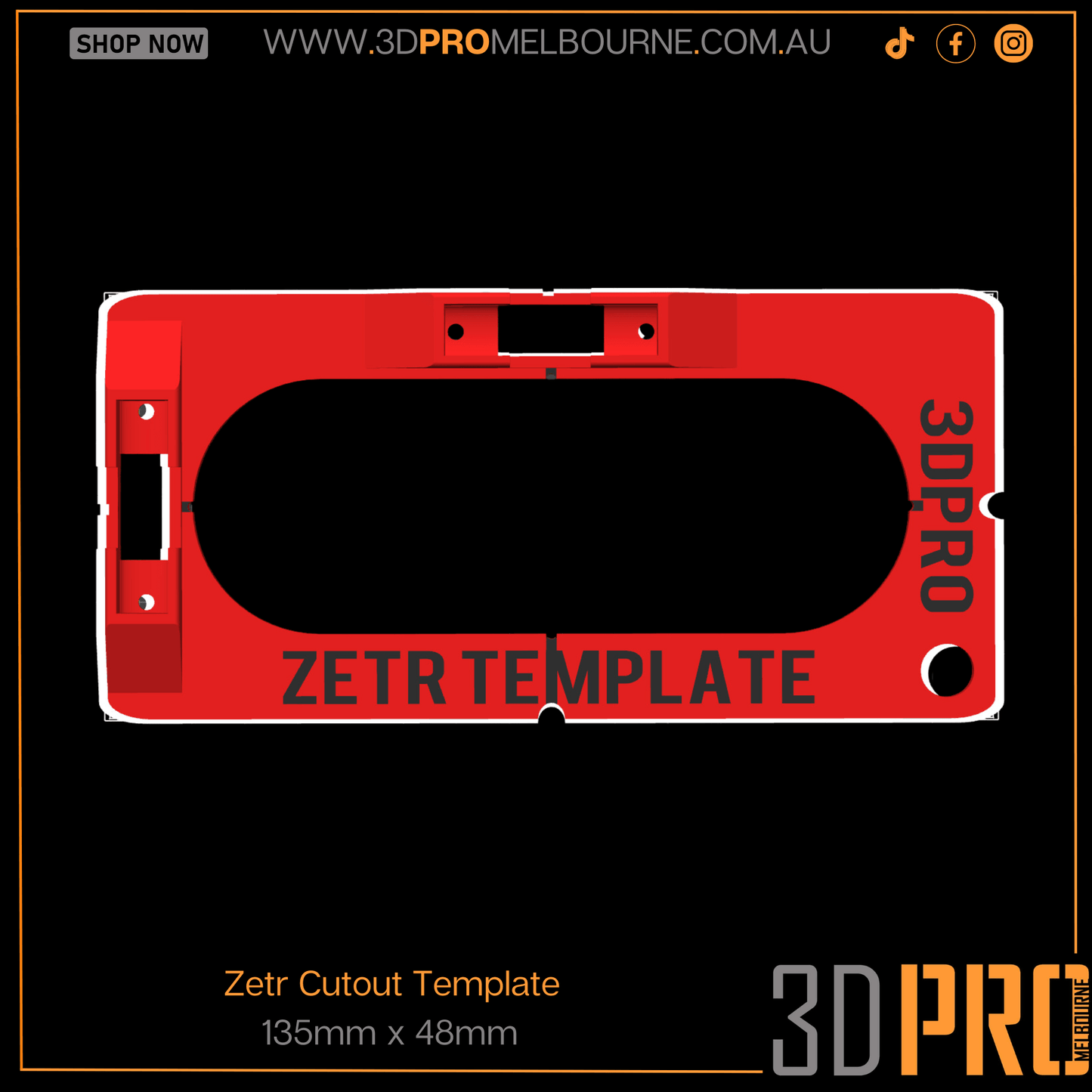 Zetr Cut Out Template