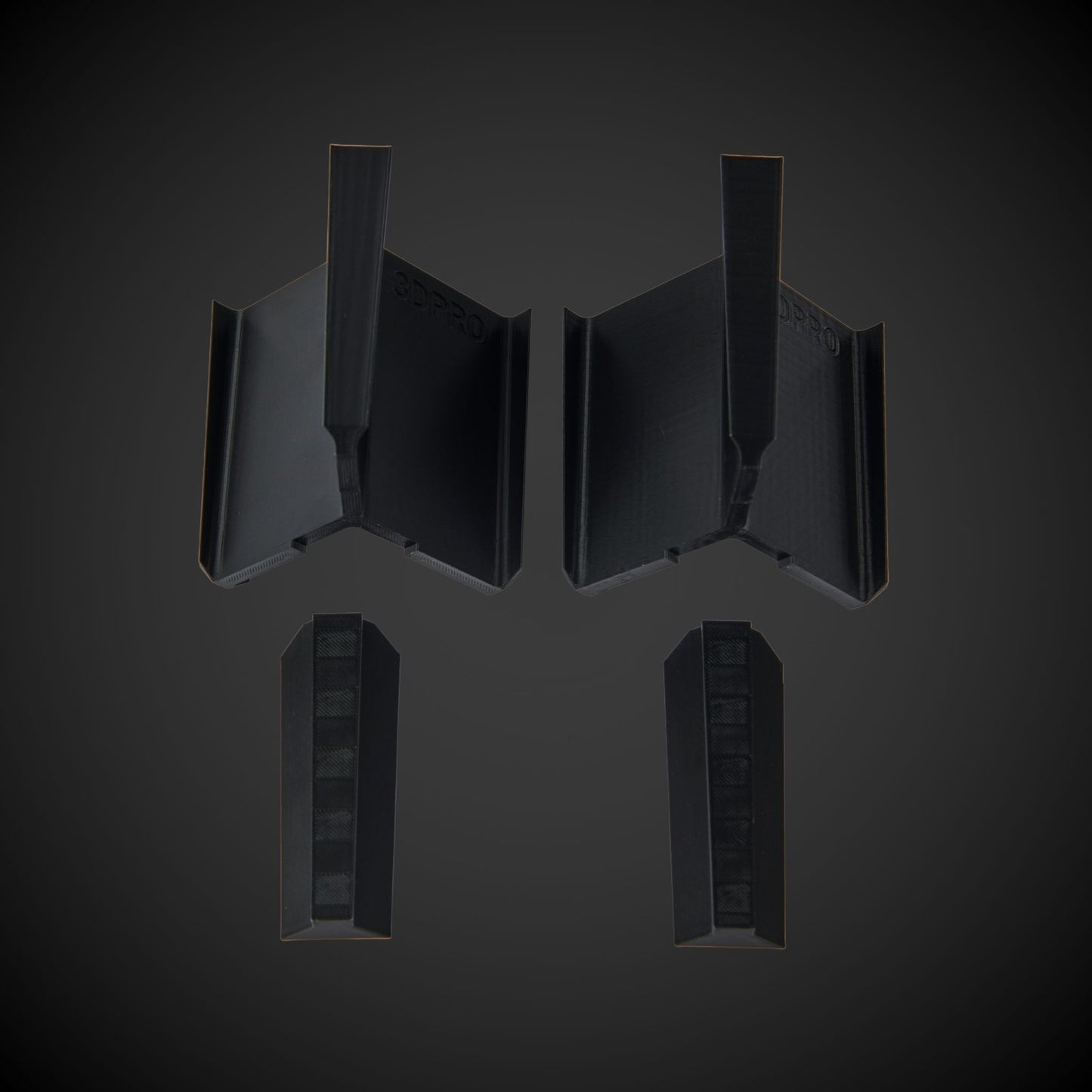 Black 5-Way Standard Double Bin Divider (MP)