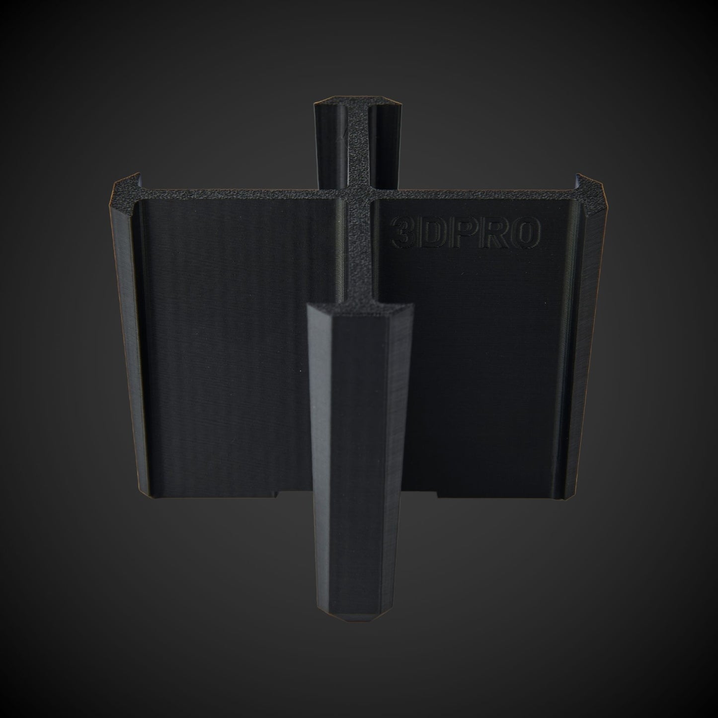 Black 7-way standard double bin divider with 3DPRO branding on a dark background