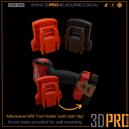 M18 Tool Holder (with belt clip)
