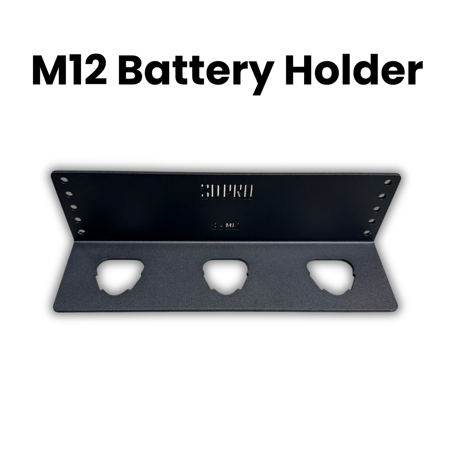 M12 Battery Holder with 'HPR' branding on a white background
