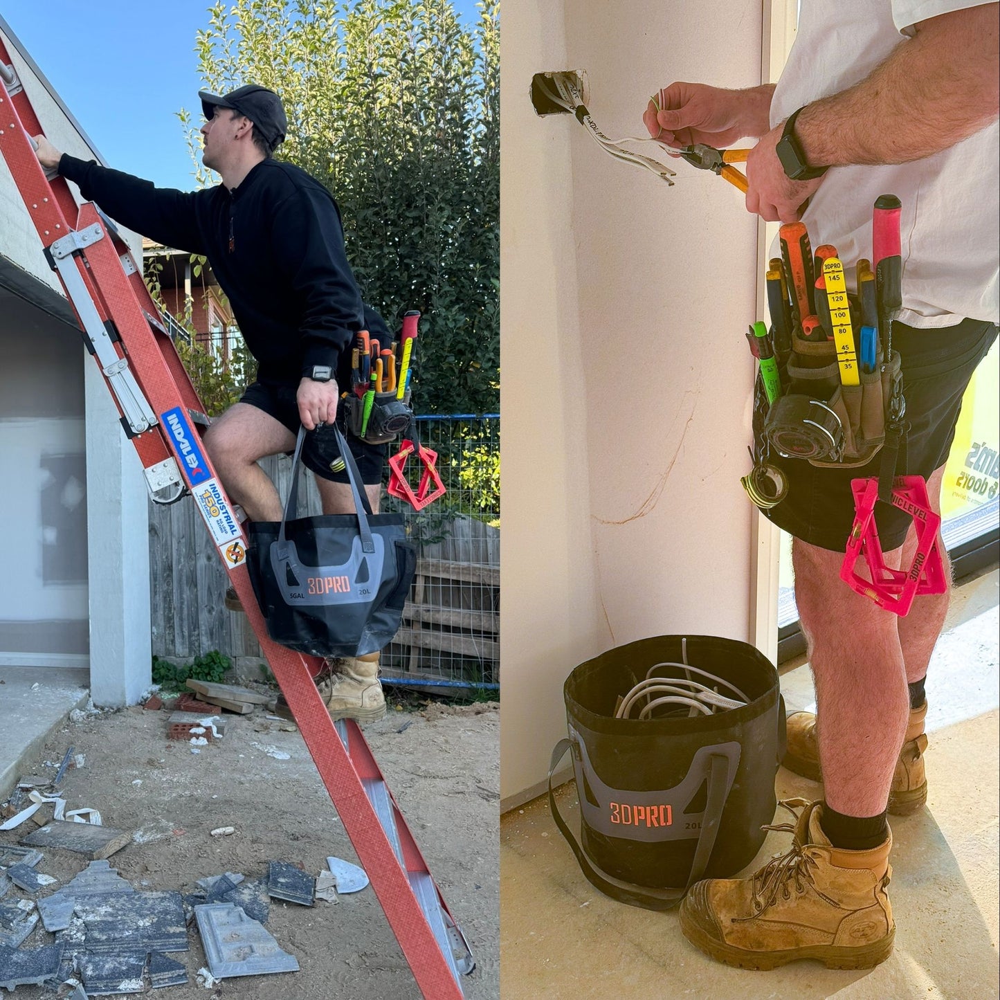 Folding Bucket in Real Life Setting