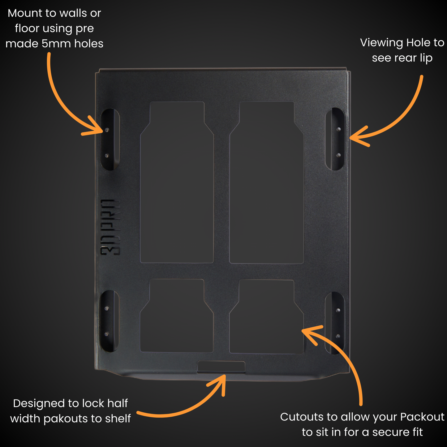 Half Width Shelf (Pack A Shelf)
