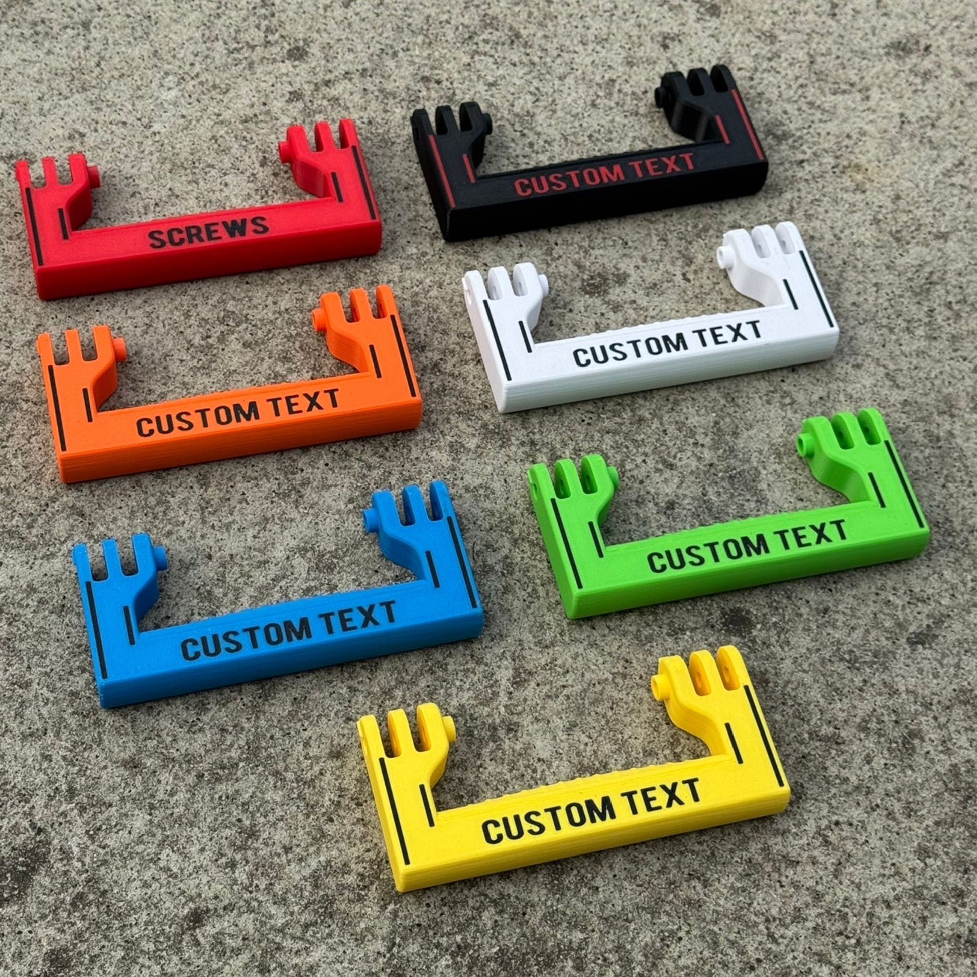 3D printed standard half width handle color options