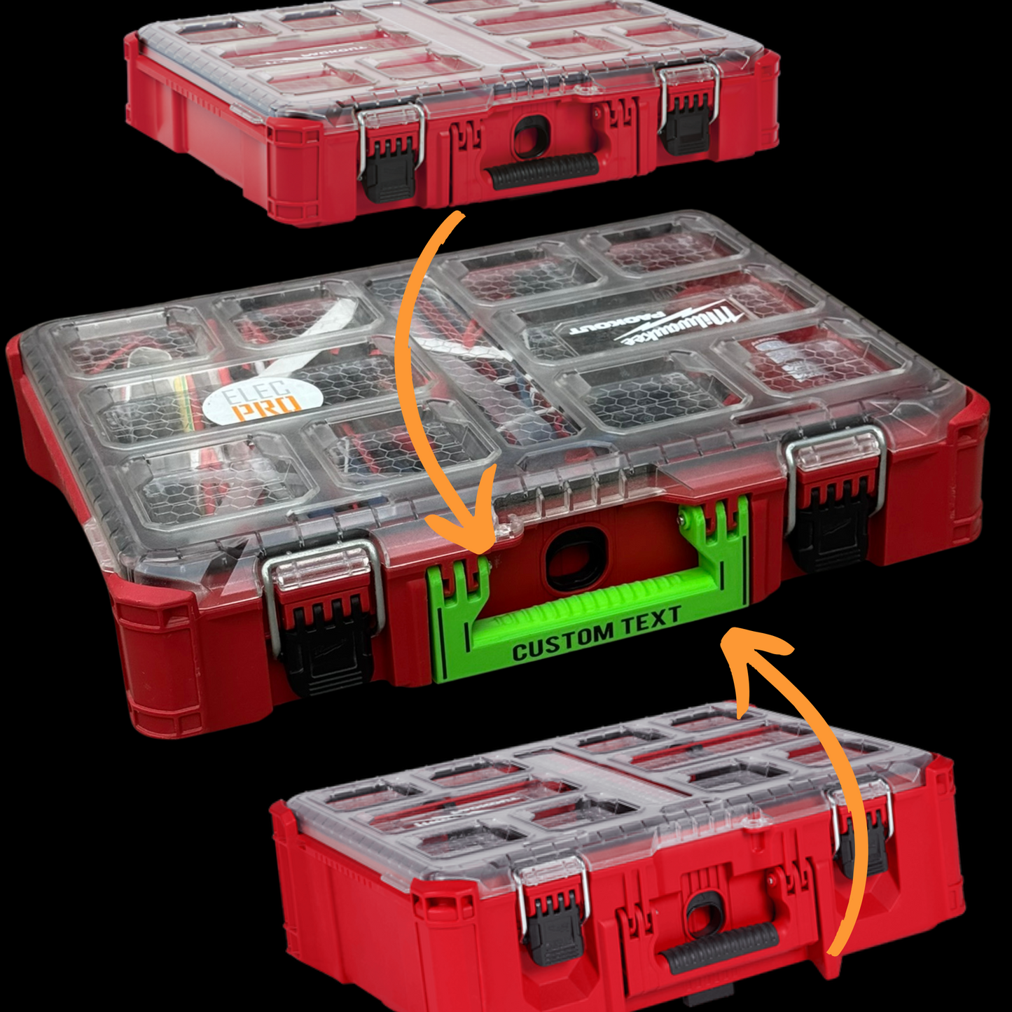 Handle - Standard Full Width on a Milwaukee Packout