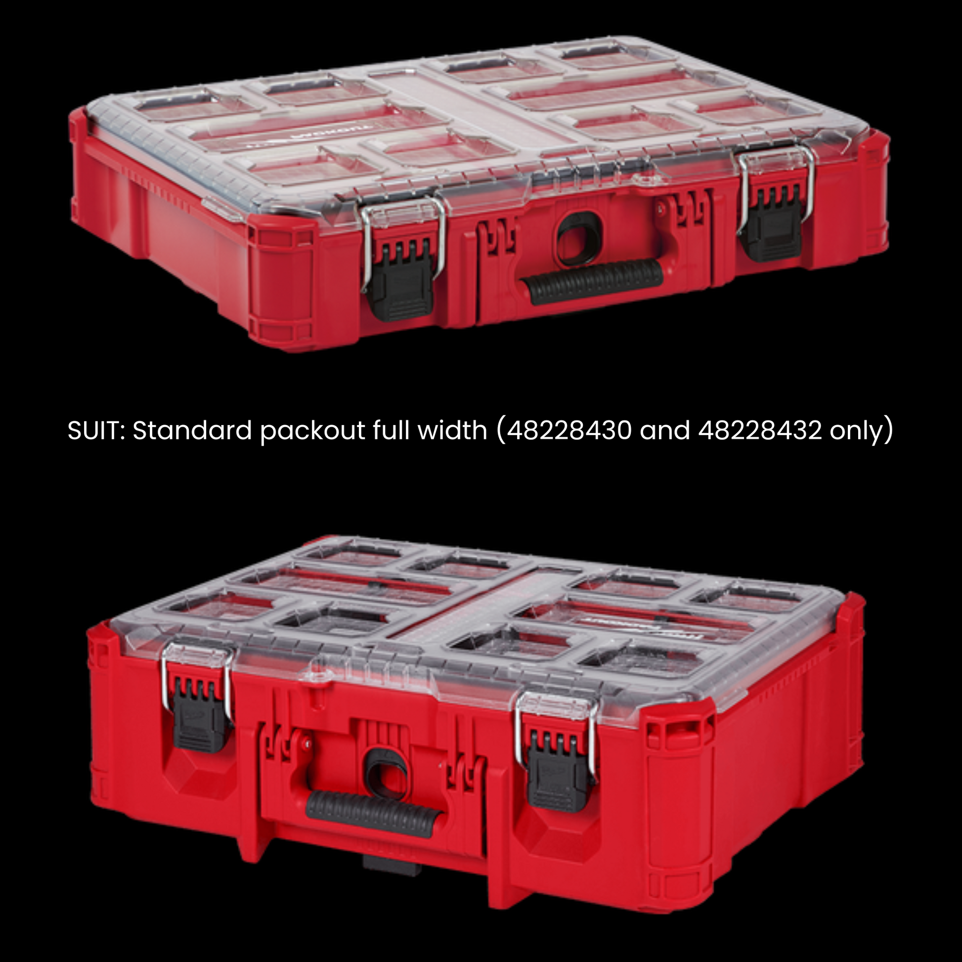 Standard Packout Full Width (48228430 and 48228432 only)