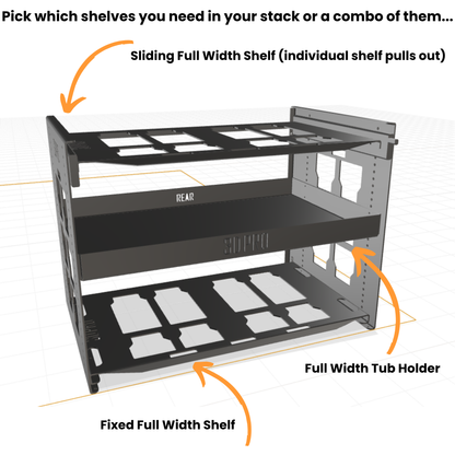 (Pre Order) Sliding Full Width Shelf (Pack A Shelf)