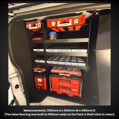 Van Drivers Side Door Bundle (Pack A Shelf)
