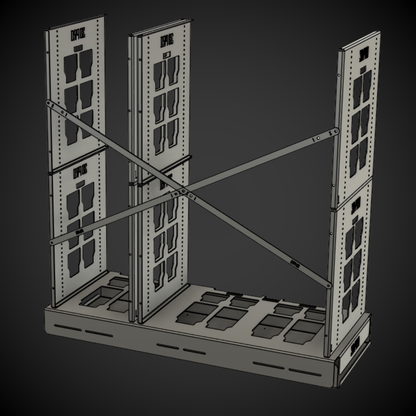 1.5 Slider Bracing Kit (Pack A Shelf) on a dark background