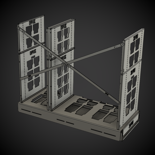 3DPRO 1.5 Slider Bracing Kit (Pack A Shelf) 