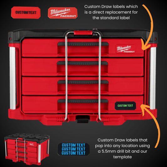 Label - Packout Drawers (4/Multi Drawer)