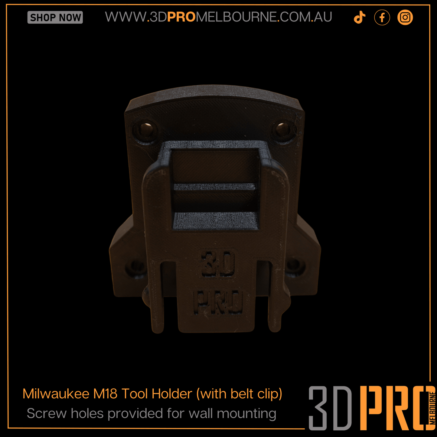 M18 Tool Holder (with belt clip)