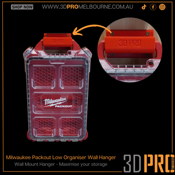 Milwaukee Packout low organiser wall hanger