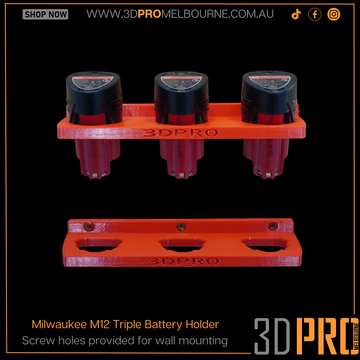 Milwaukee M12 Triple Battery holder