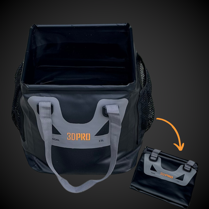 15L/4GAL Pro Square Folding Bucket