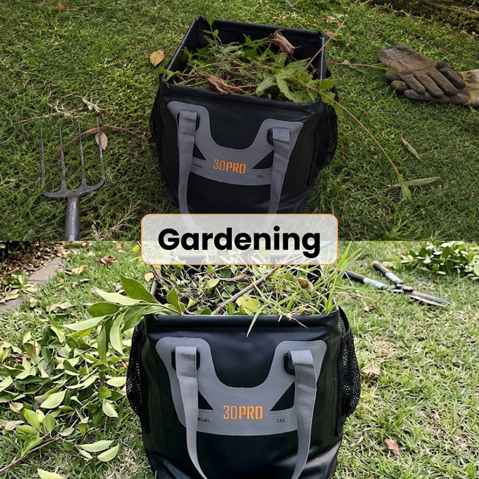 15L/4GAL Pro Square Folding Bucket
