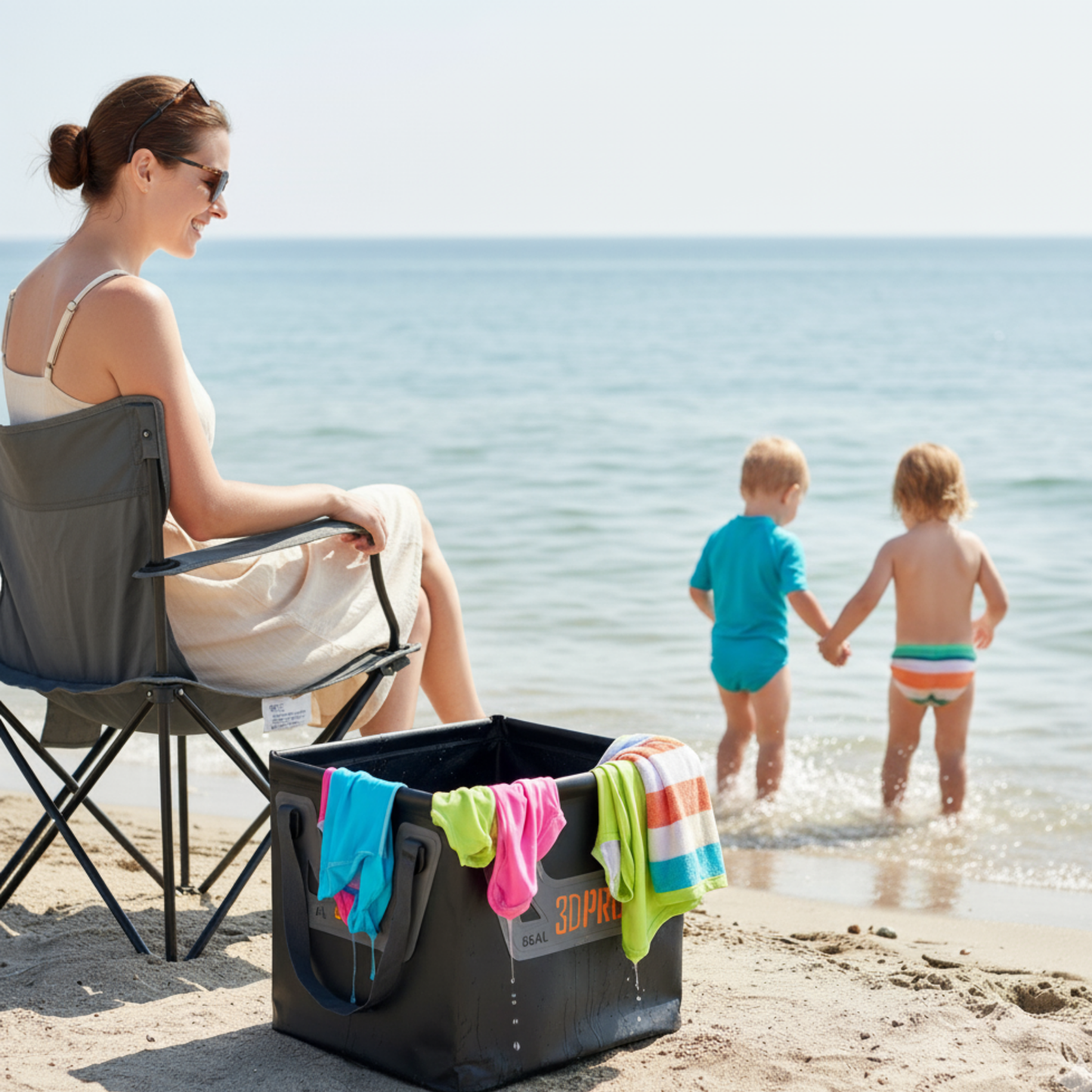 30L/8GAL Pro Square Folding Bucket