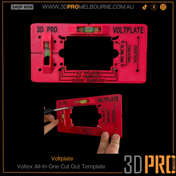 Voltplate - Voltex all in one cut out template