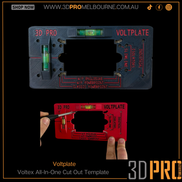 Voltplate - Voltex all in one cut out template