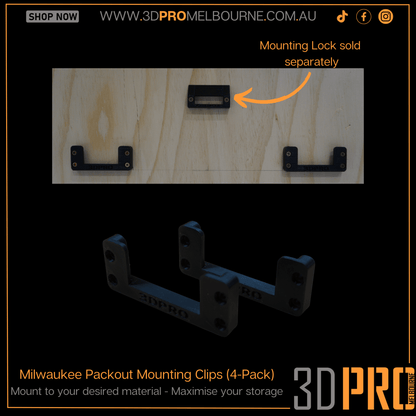 Packout Mounting Clips (4-pack)