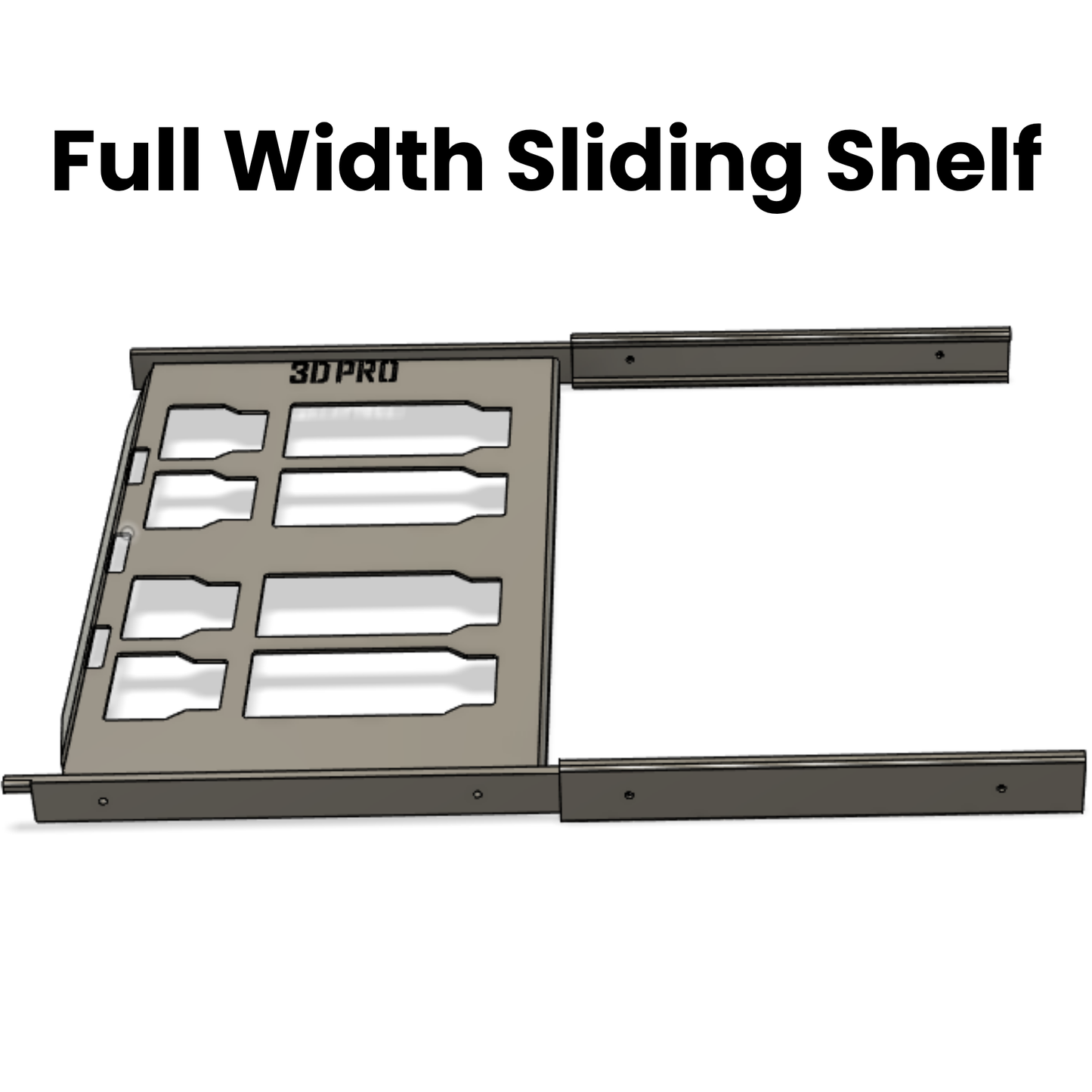 (Pre Order) Sliding Full Width Shelf (Pack A Shelf)