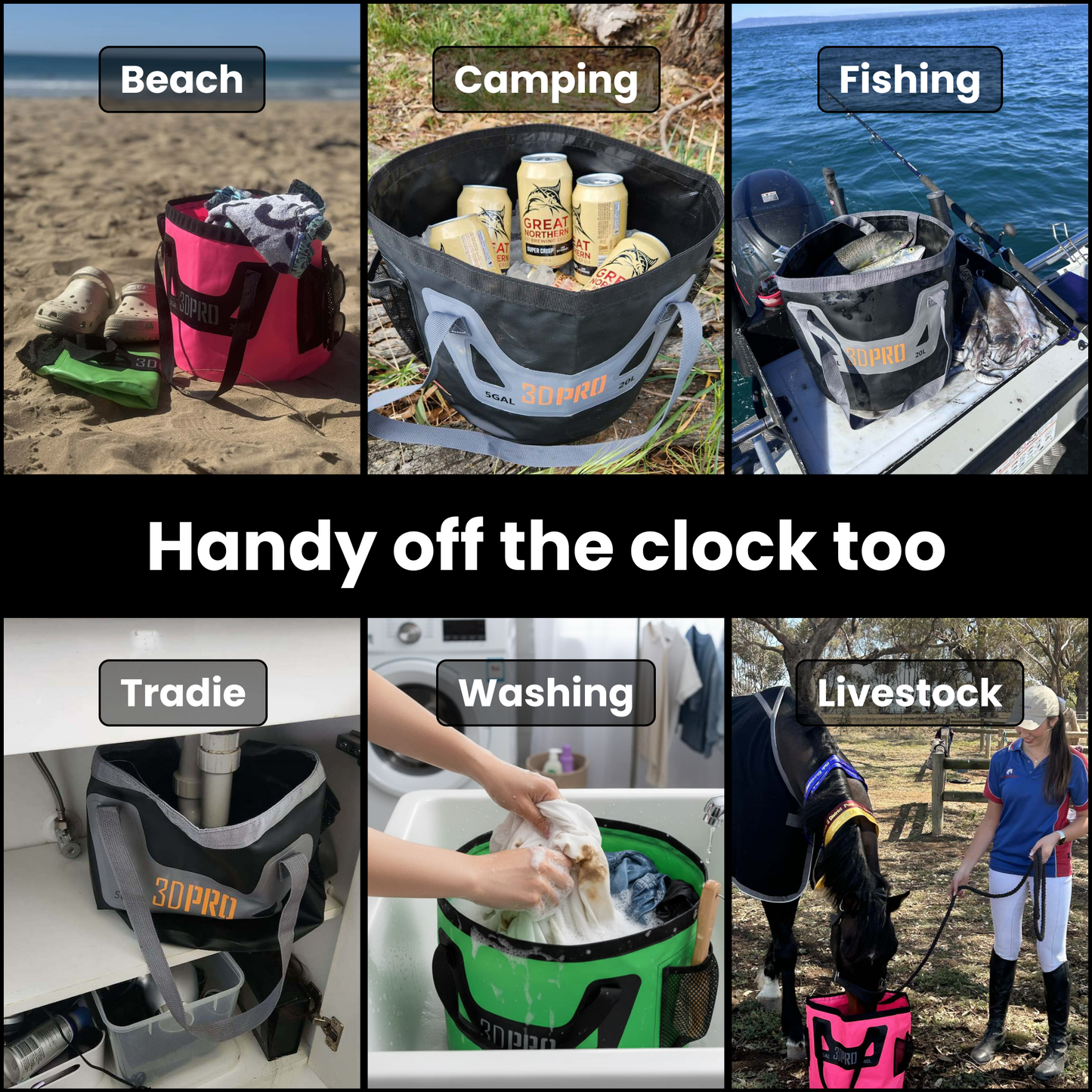 Folding Bucket Fathers Day Bundle (27% OFF)
