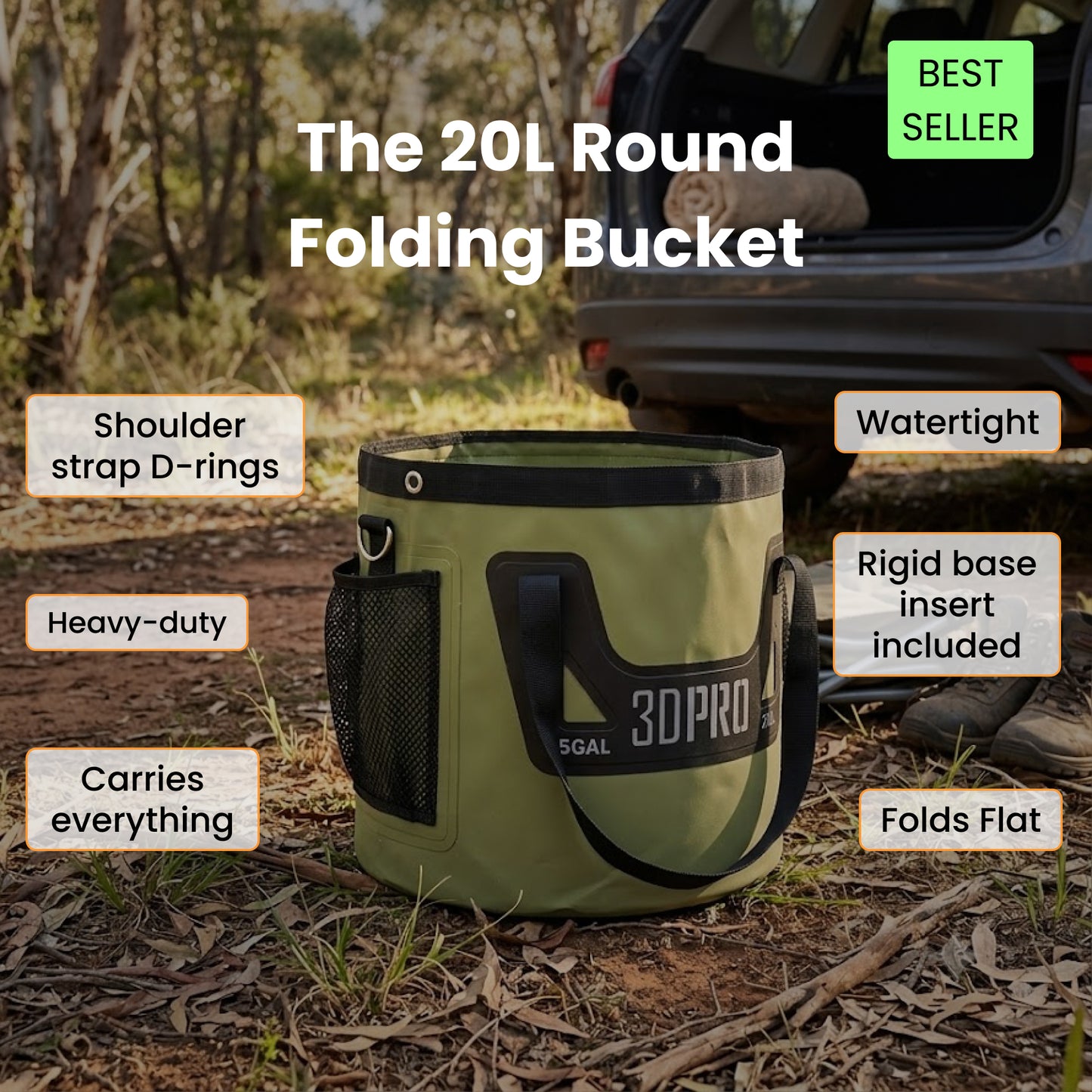 Folding Bucket Fathers Day Bundle (27% OFF)