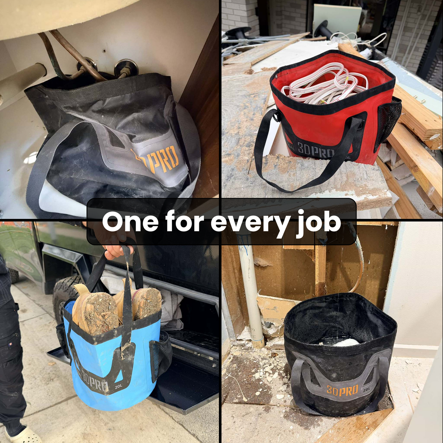 v2 (NEW) 3L Pro Magnetic Folding Bucket