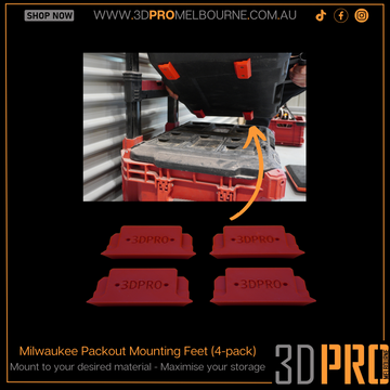 Milwaukee Packout mounting feet (4pack)