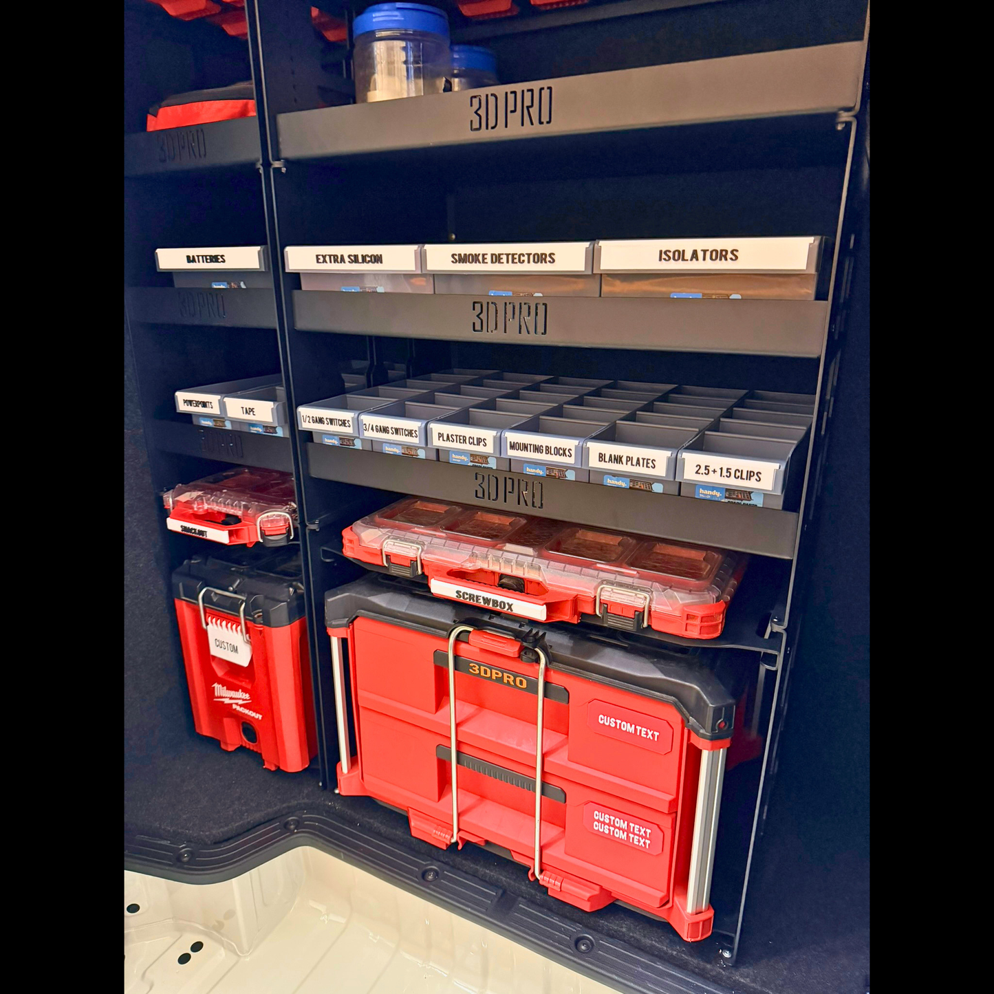 Van Drivers Side Door Bundle (Pack A Shelf)