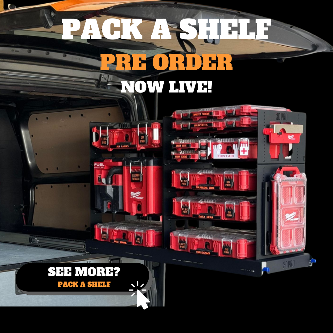 3D Pro | PackOut Shelving and 3D Printed Tradie Accessories