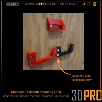 Milwaukee Packout mounting lock