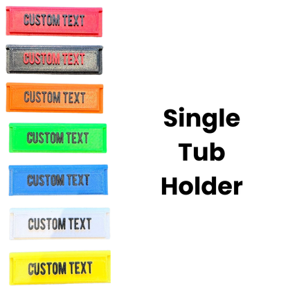 Tub Labels - Single & Double Tubs