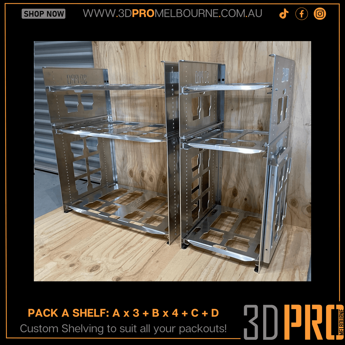 Full Width Shelf (Pack A Shelf)