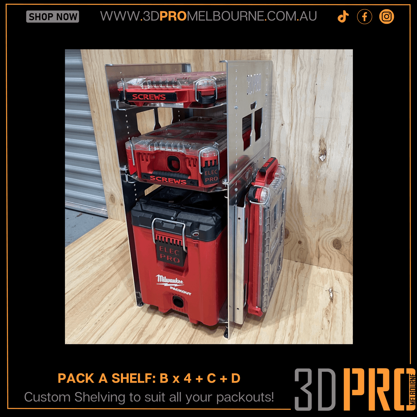 Full Width Shelf (Pack A Shelf)