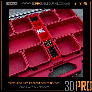 Milwaukee Slim Packout Centre Divider Pack