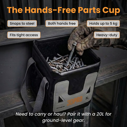 v2 (NEW) 3L Pro Magnetic Folding Bucket