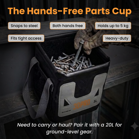 v2 (NEW) 3L Pro Magnetic Folding Bucket