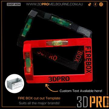 Firebox Cut Out template