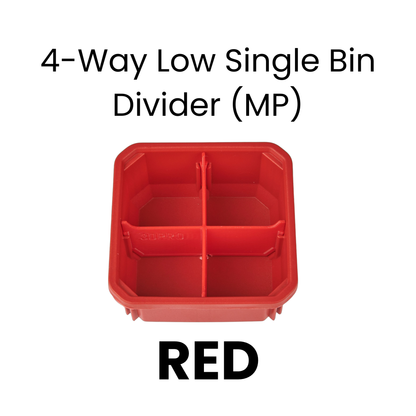 4-Way Low Single Bin Divider (MP)