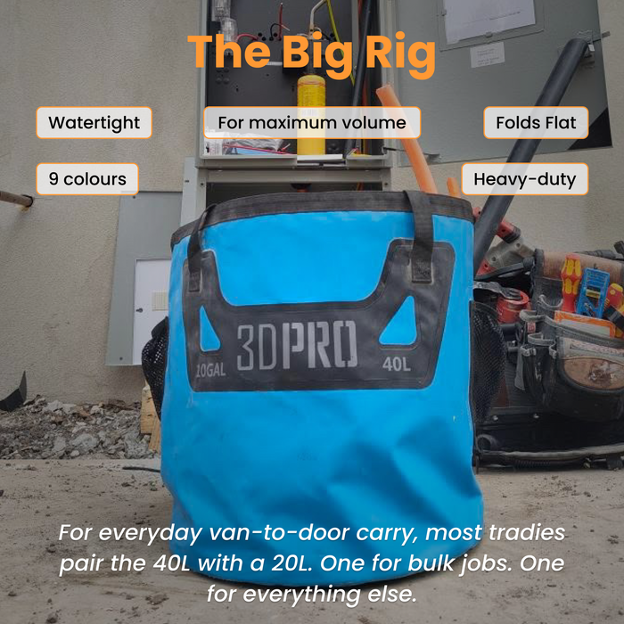 40L/10GAL Pro Folding Bucket