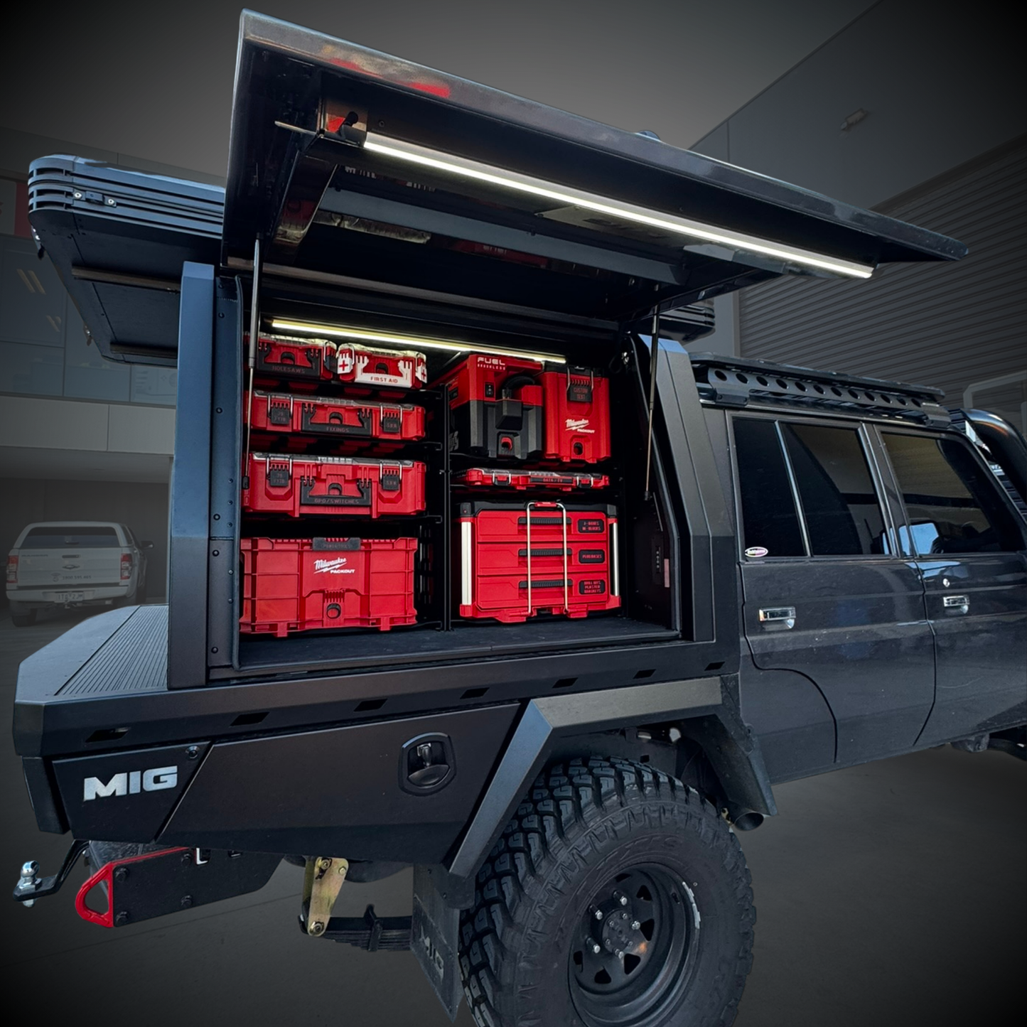 1400mm Side Canopy Bundle (Pack A Shelf)