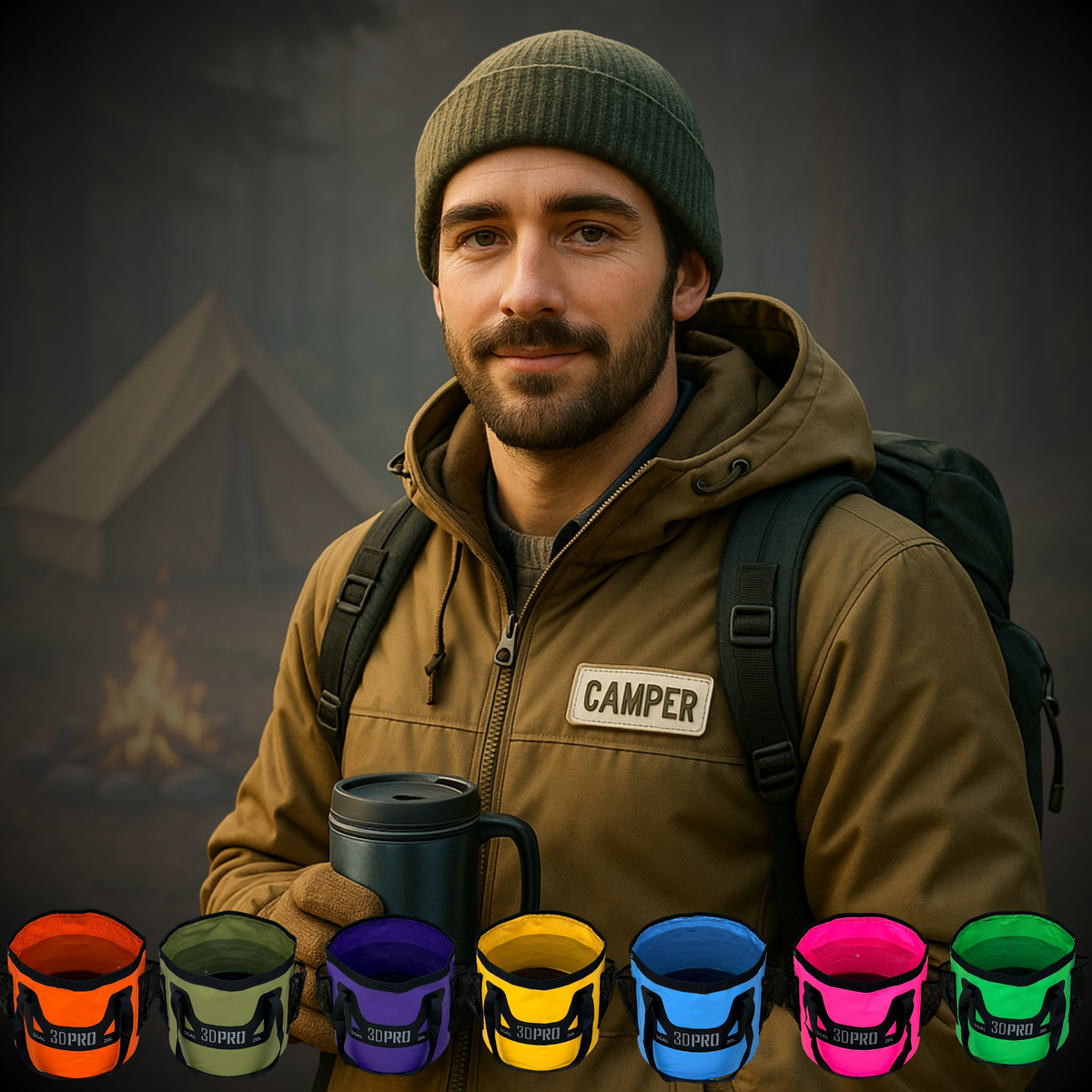 Camping Folding Buckets