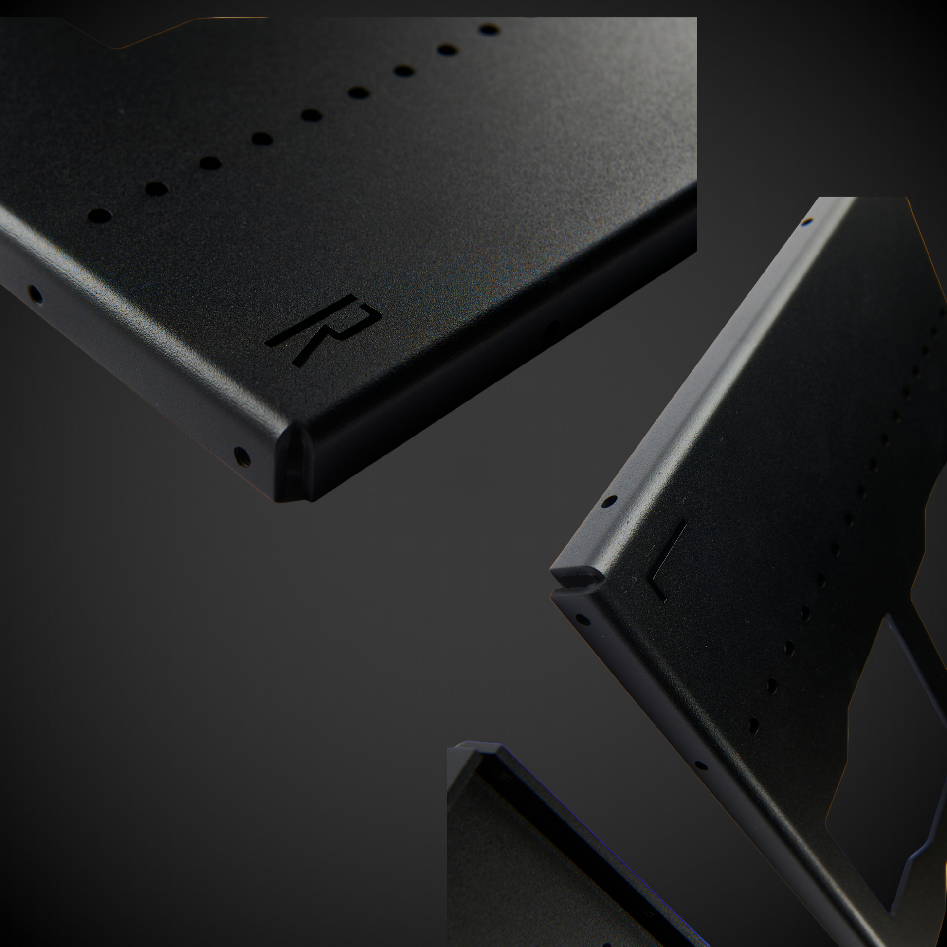 450mm Height Set of Walls (Pack A Shelf) with a logo on a dark background