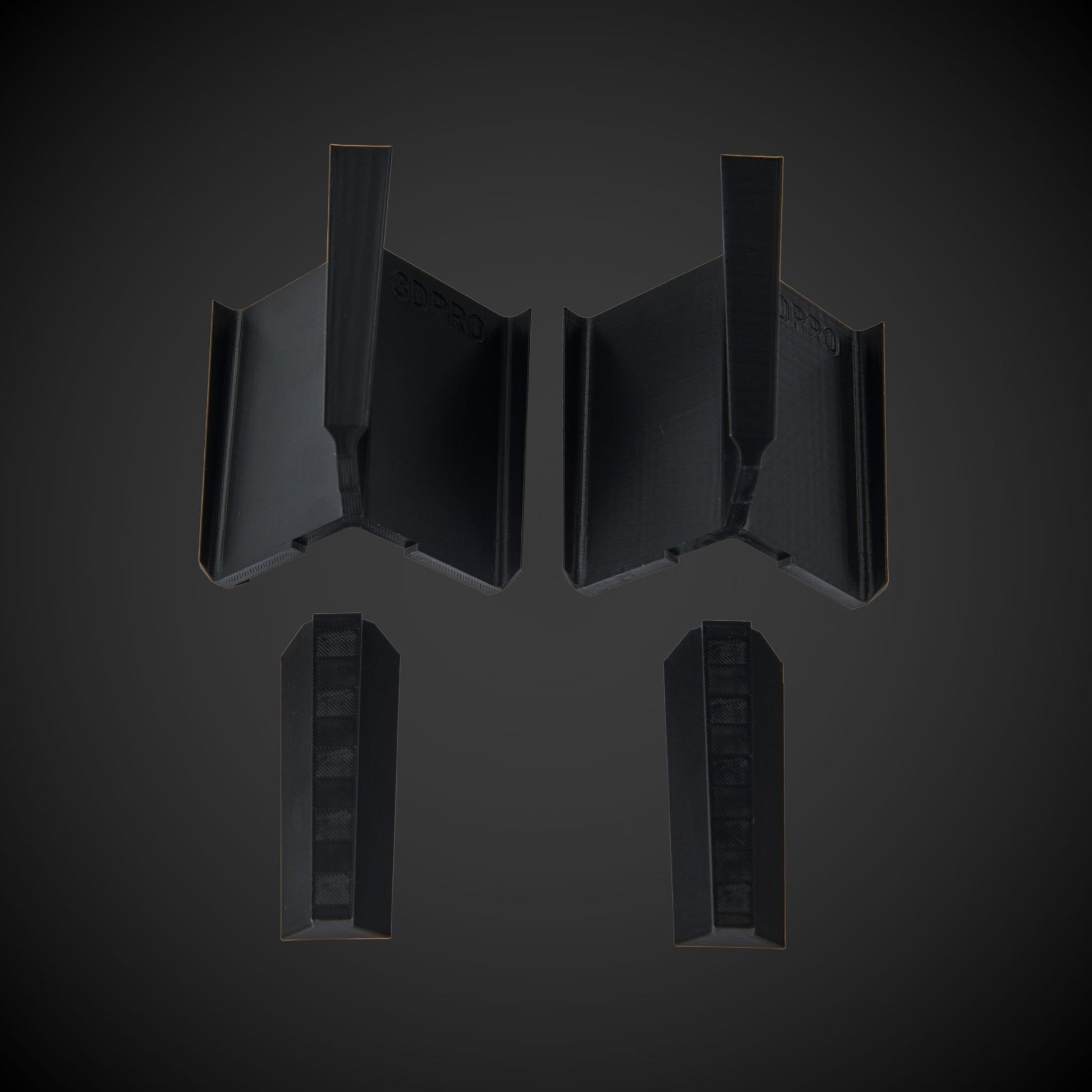 Black 5-Way Standard Double Bin Divider (MP)
